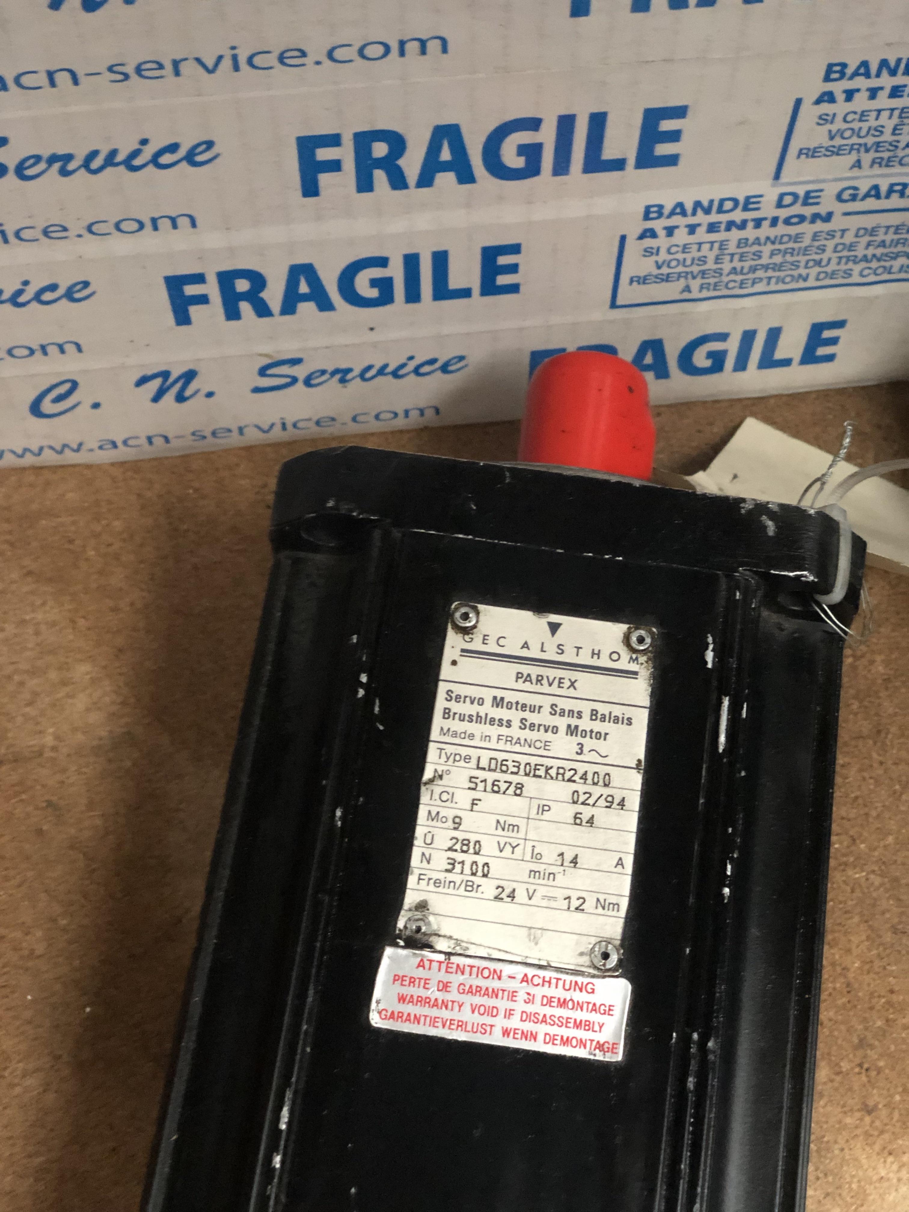 Parvex Moteur d'axe LC630EKR2400