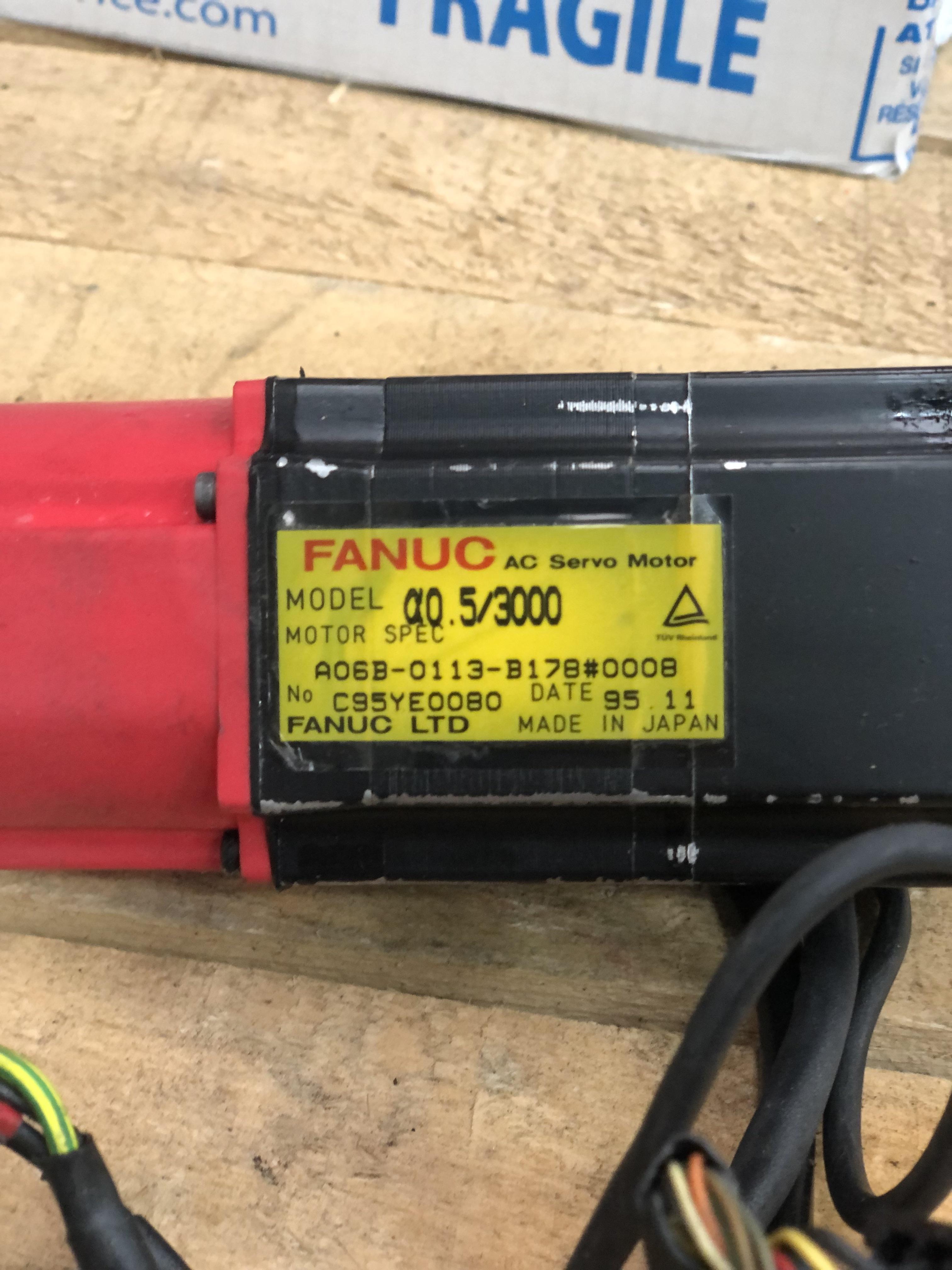 Fanuc Moteur Frein Model Alpha A06B-0113-B178#0008