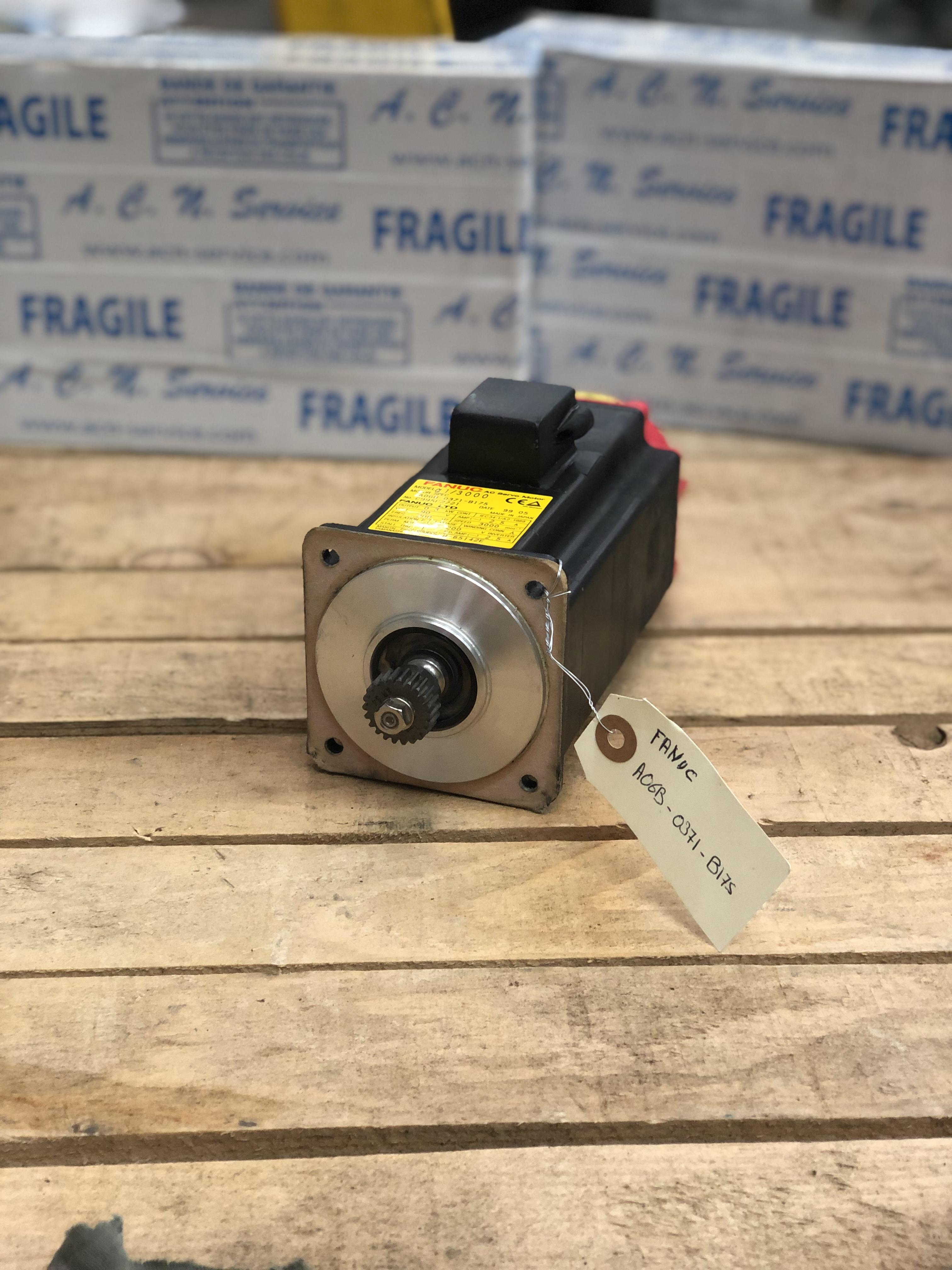 FANUC A06B-0371-B175 AC SERVO MOTOR ALPHA CNC USED REMOVED