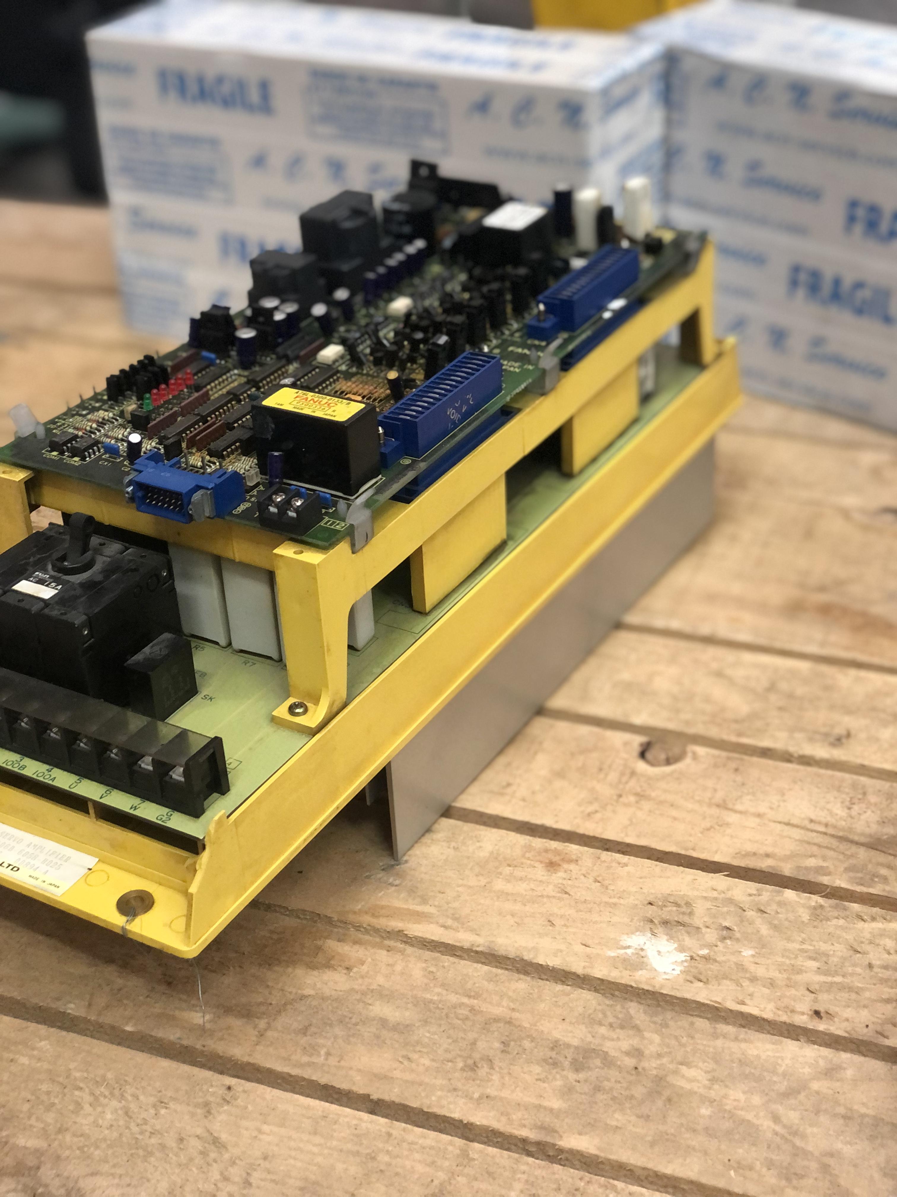 FANUC A06B-6058-H025 SERVO DRIVE AXIS AMPLIFIER CNC USED REMOVED