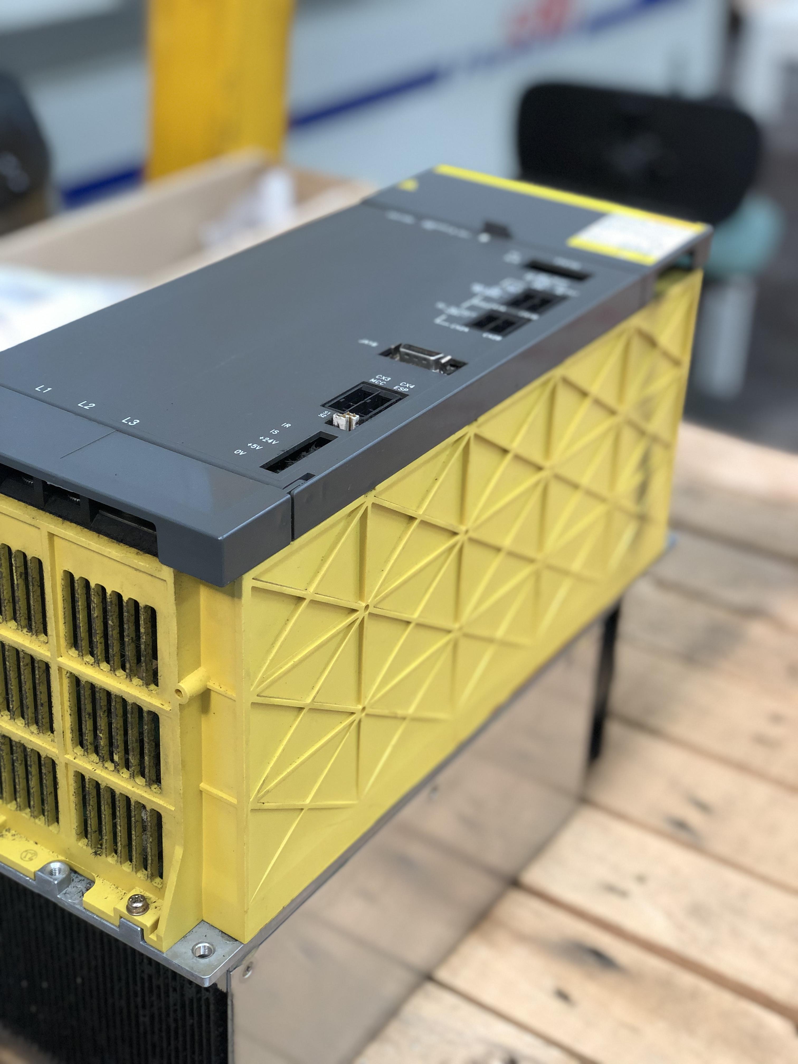 FANUC A06B-6091-H145 POWER SUPPLY UNIT CNC MACHINE MODULE USED REMOVED