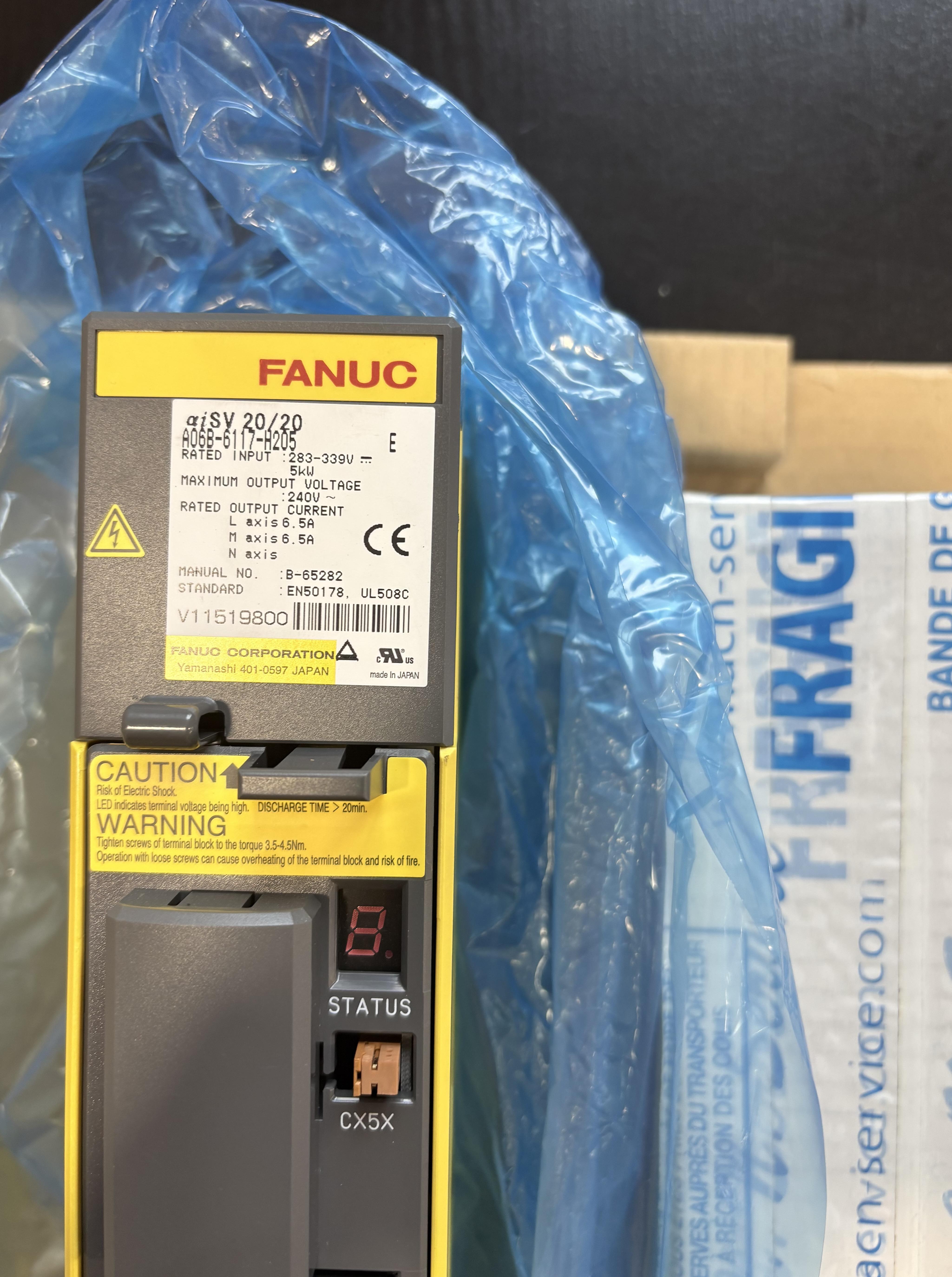 Fanuc Variateur d'axe double A06B-6117-H205 NEUF