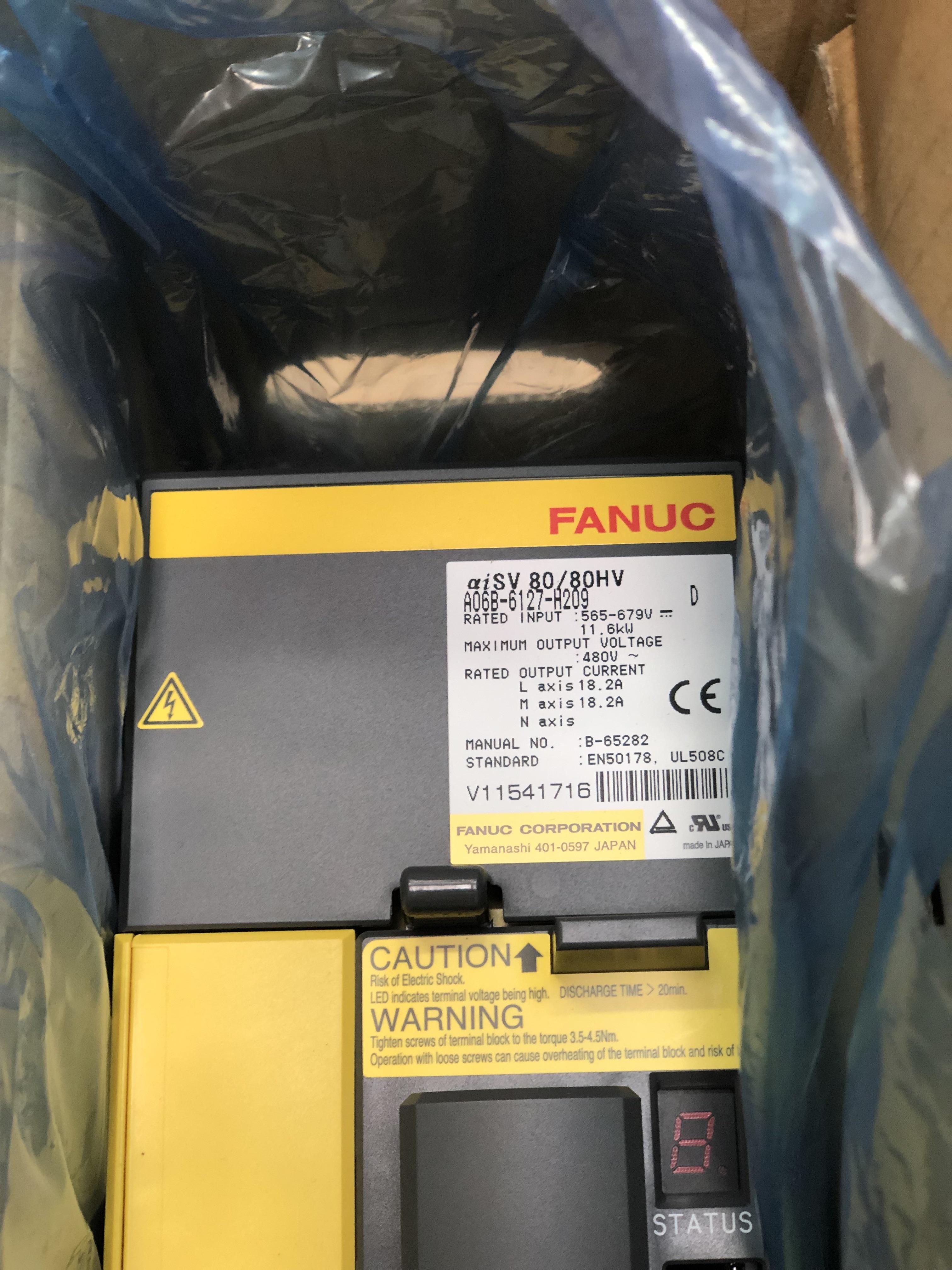 FANUC A06B-6127-H209 SPINDLE AMPLIFIER MODULE CNC DRIVE UNIT NEW