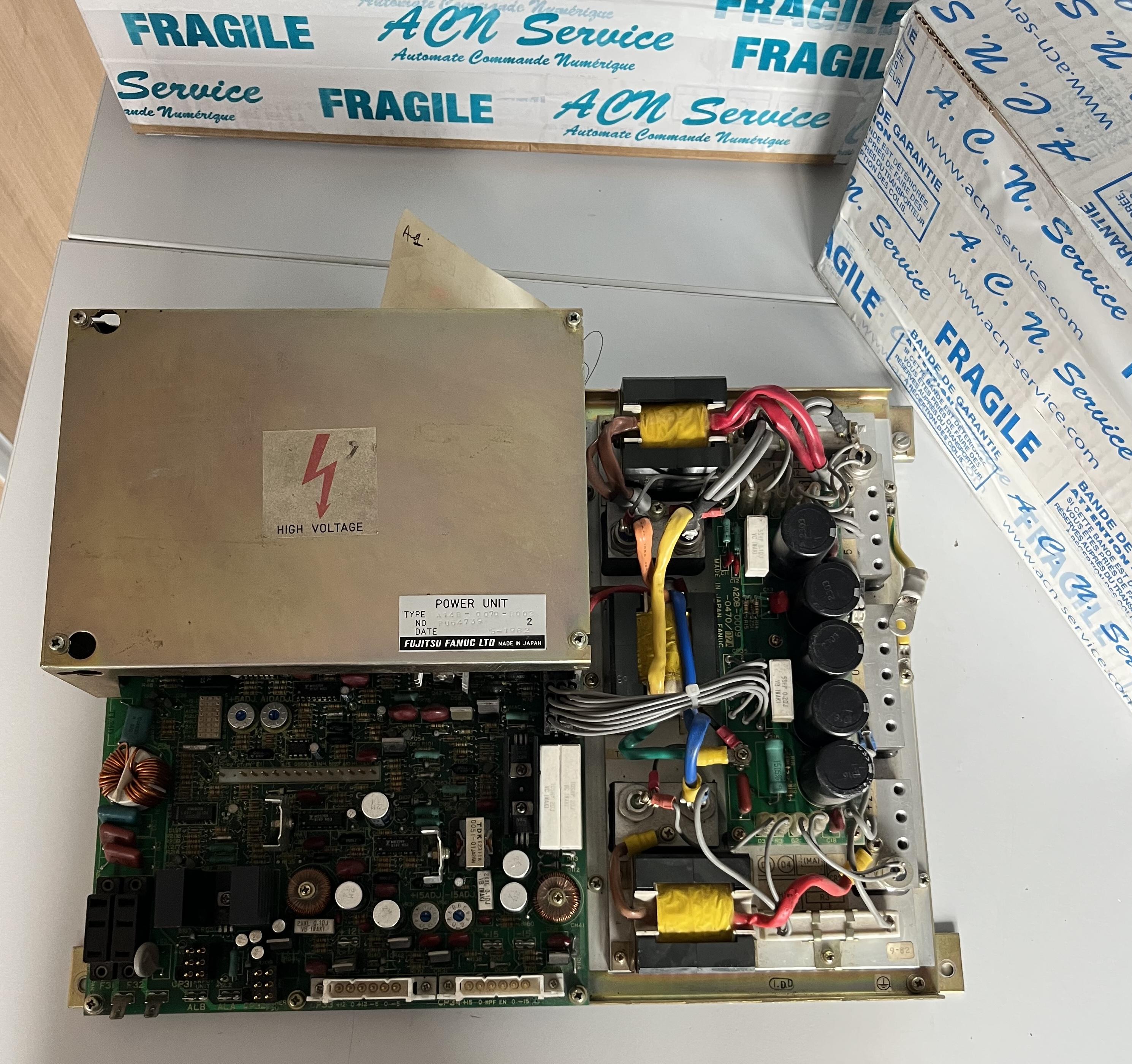 FANUC A14B-0070-B002 CNC POWER UNIT CONTROL MODULE USED REMOVED FROM MACHINE