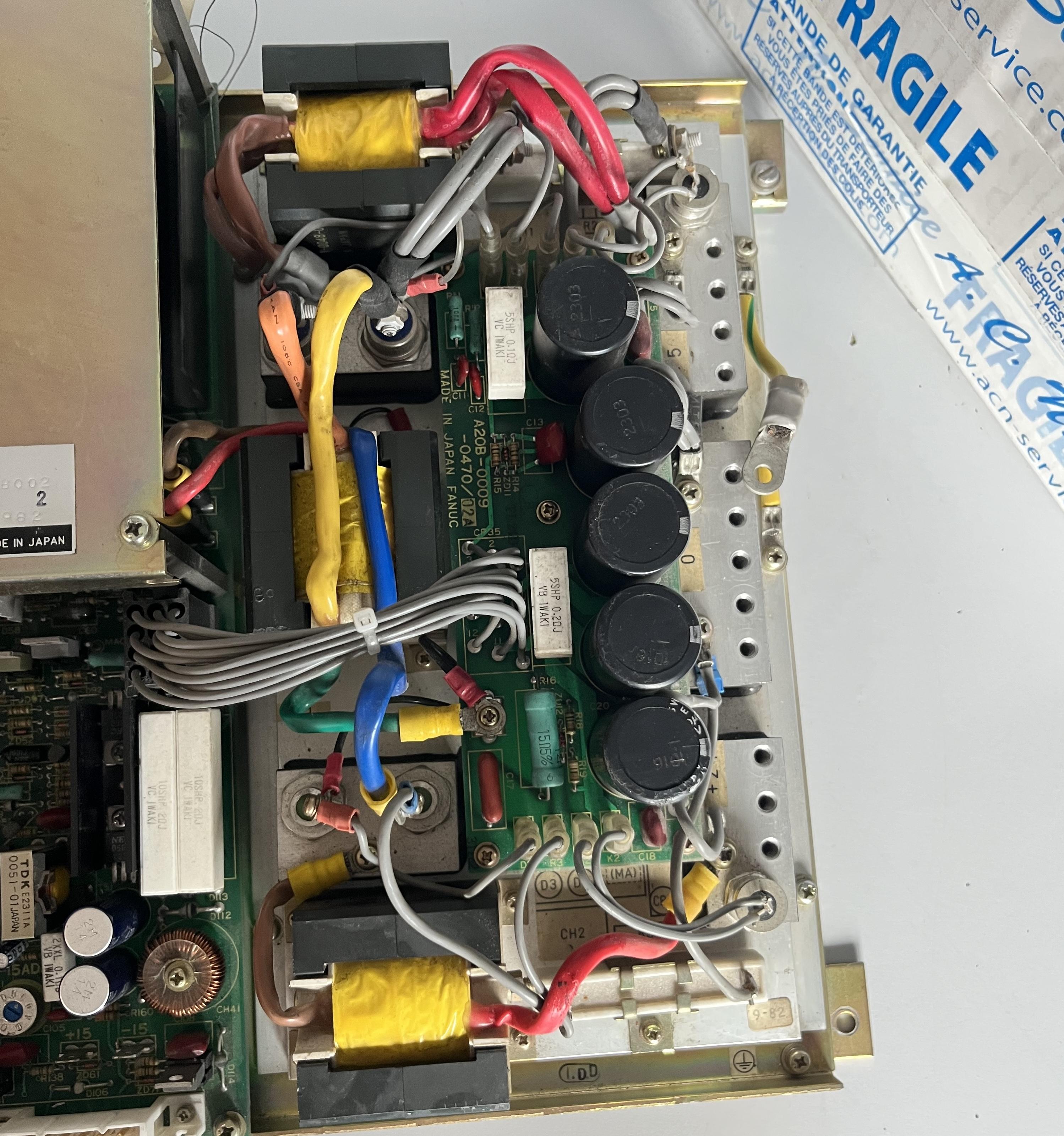 FANUC A14B-0070-B002 CNC POWER UNIT CONTROL MODULE USED REMOVED FROM MACHINE