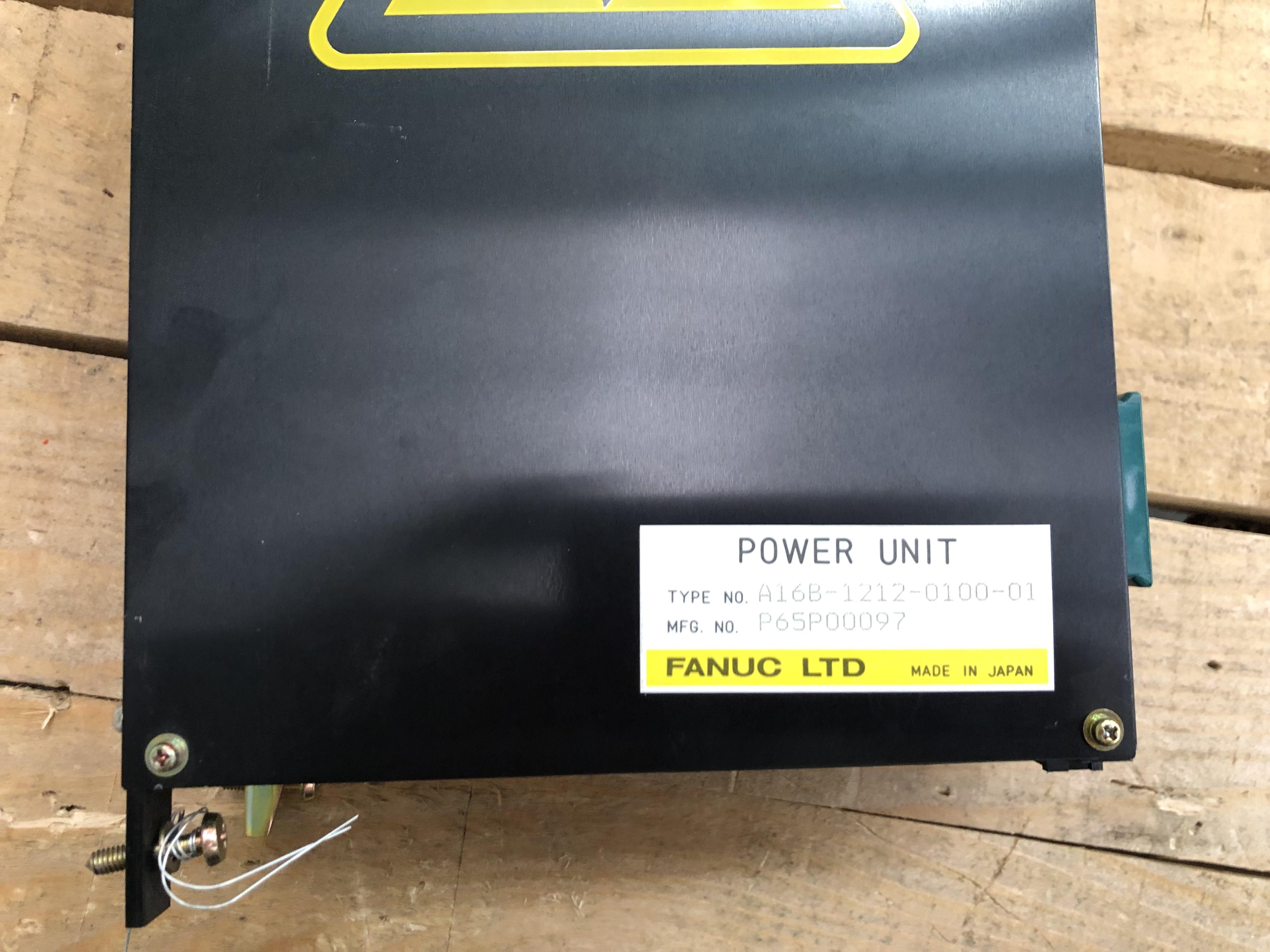 FANUC A16B-1212-0100 POWER SUPPLY UNIT CNC MODULE USED REMOVED