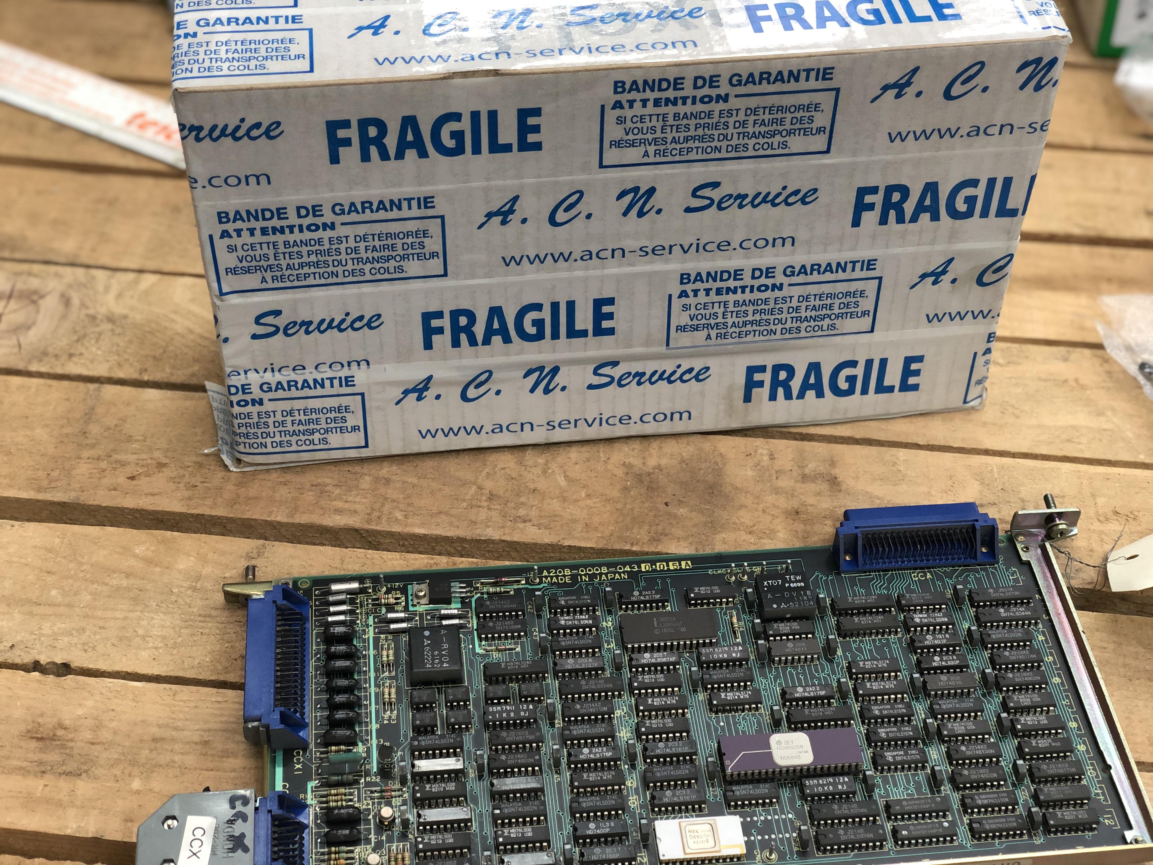 FANUC A20B-0008-0430 CNC CONTROL BOARD CARD USED REMOVED