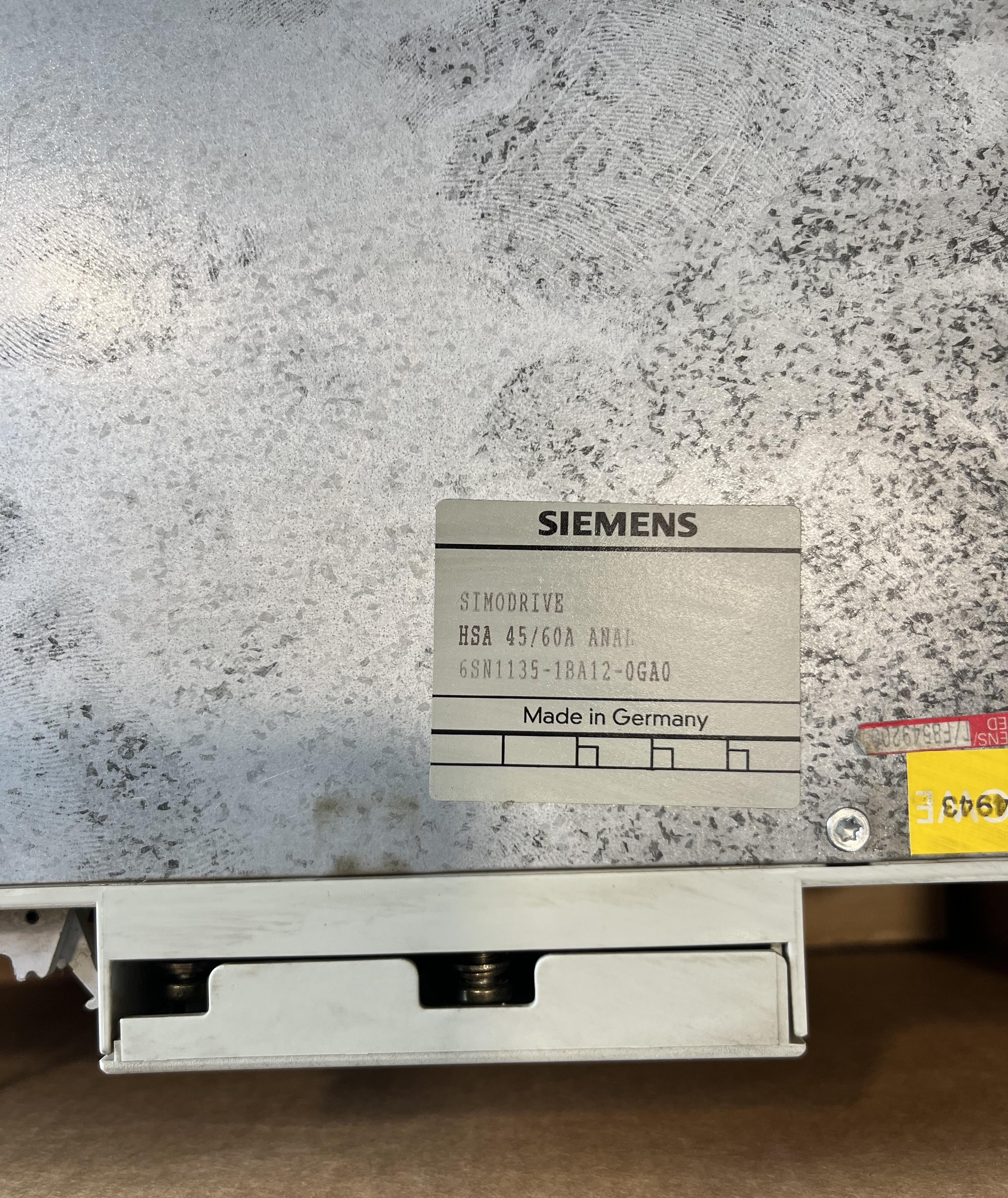Siemens Module de puissance – SIMODRIVE 611 – 6SN1123-1AA00-0GA0