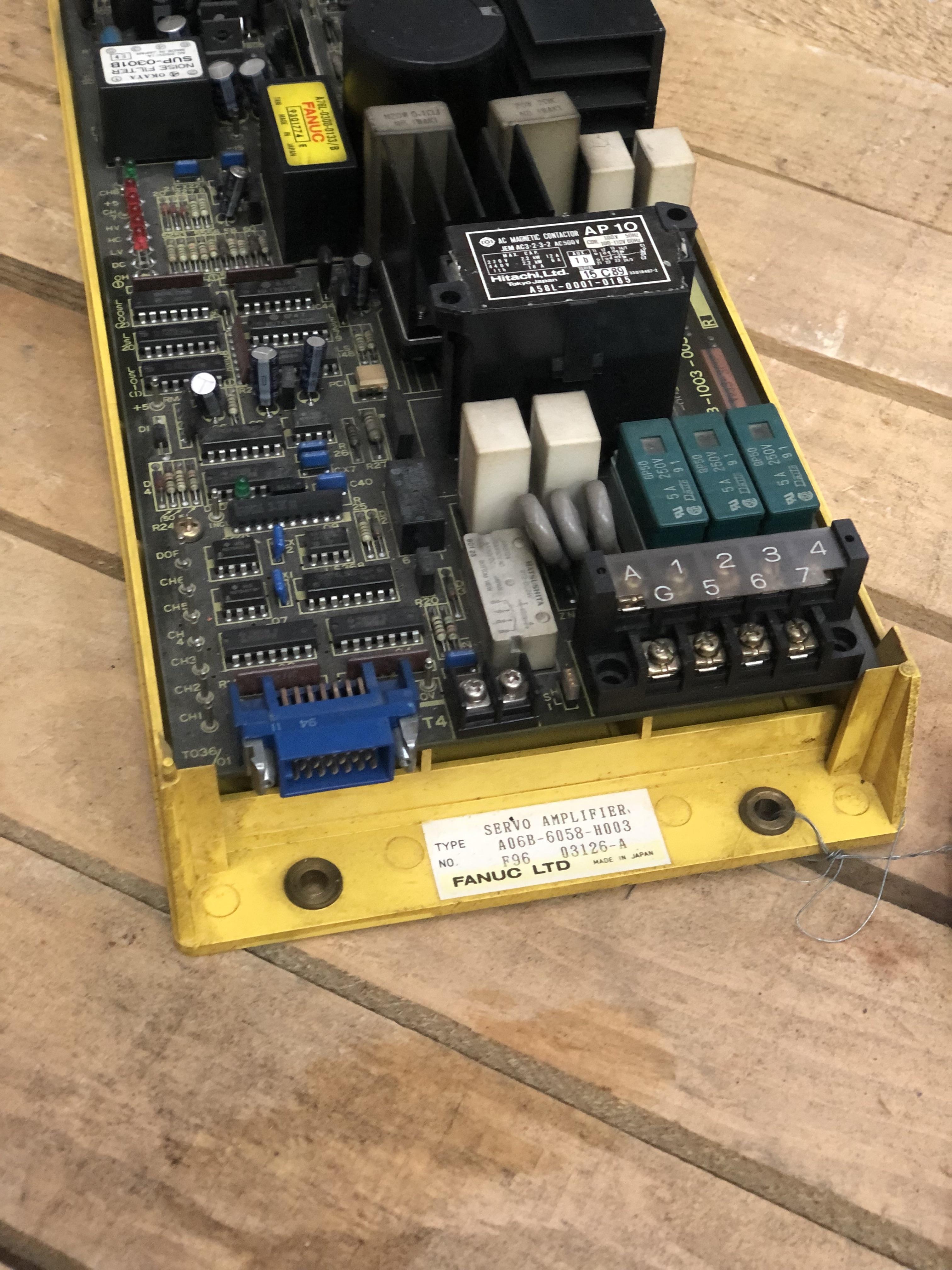 Fanuc Variateur d'axe AC Servo Amplifier A06B-6058-H003