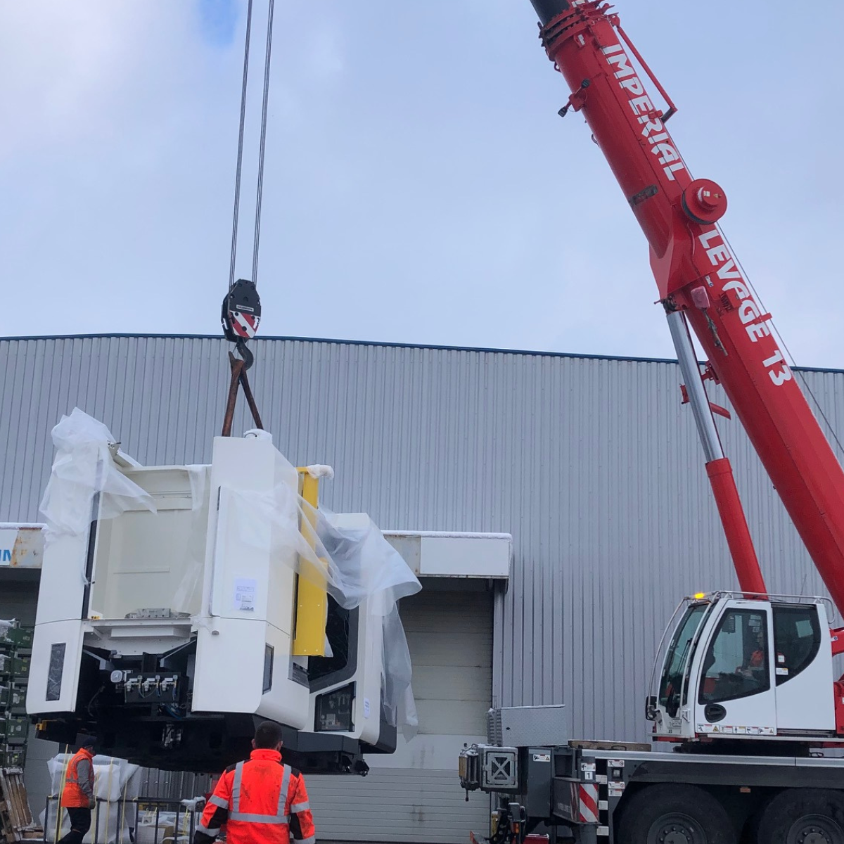 Installation de machines neuves et occasions