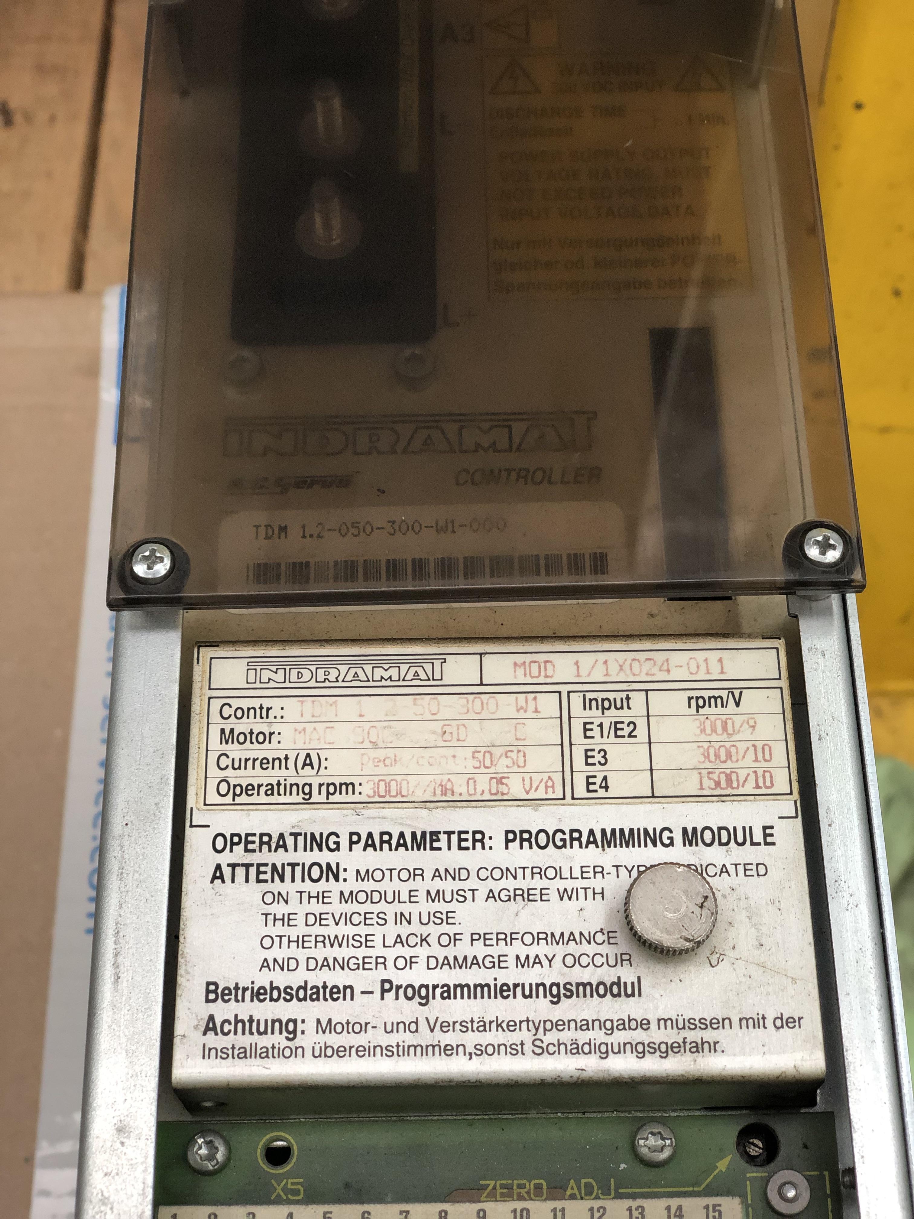 Indramat Variateur TDM 1.2-50-300-W1-000