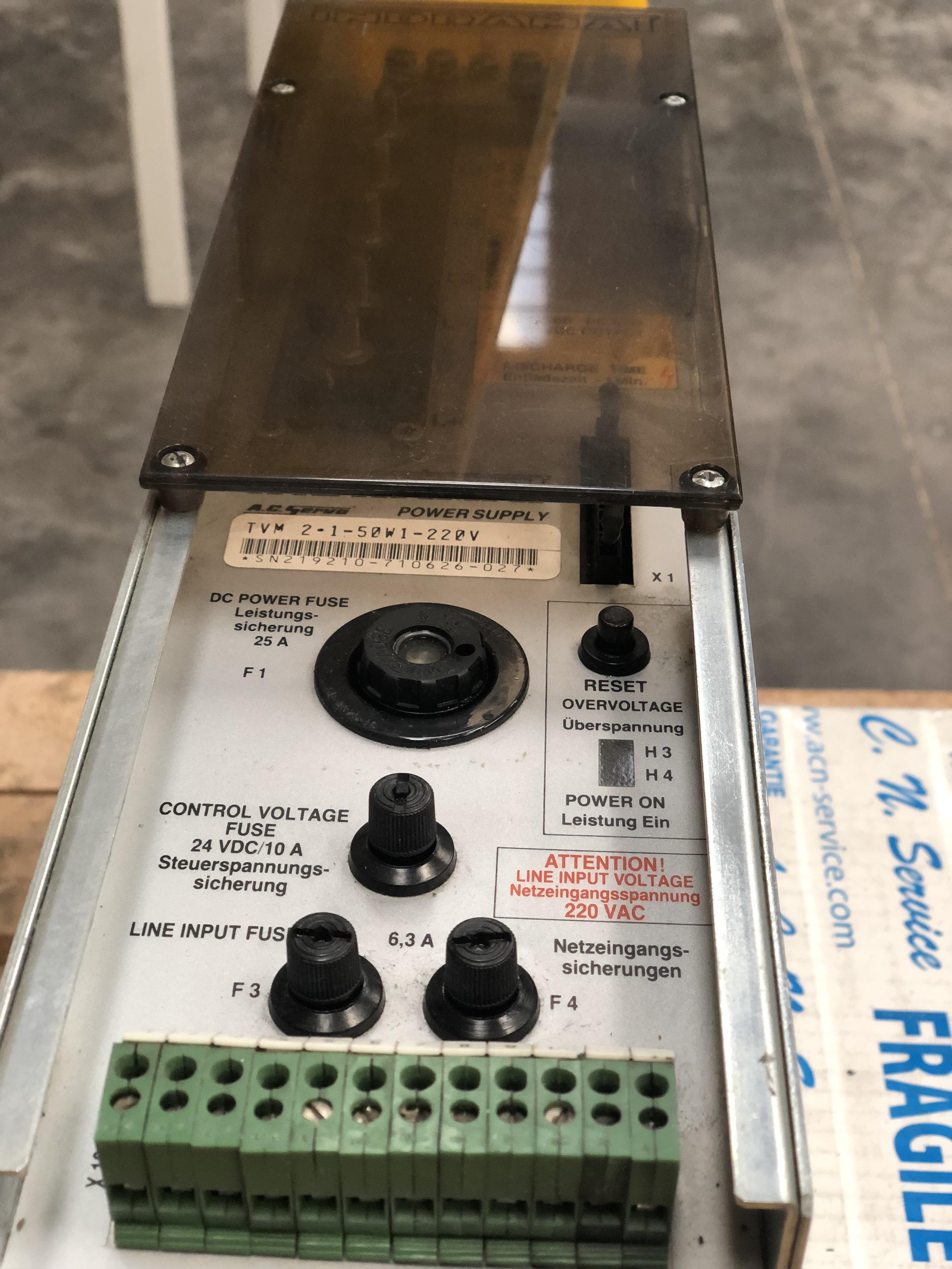 Indramat Alimentation TVM2-1-50W1-220V