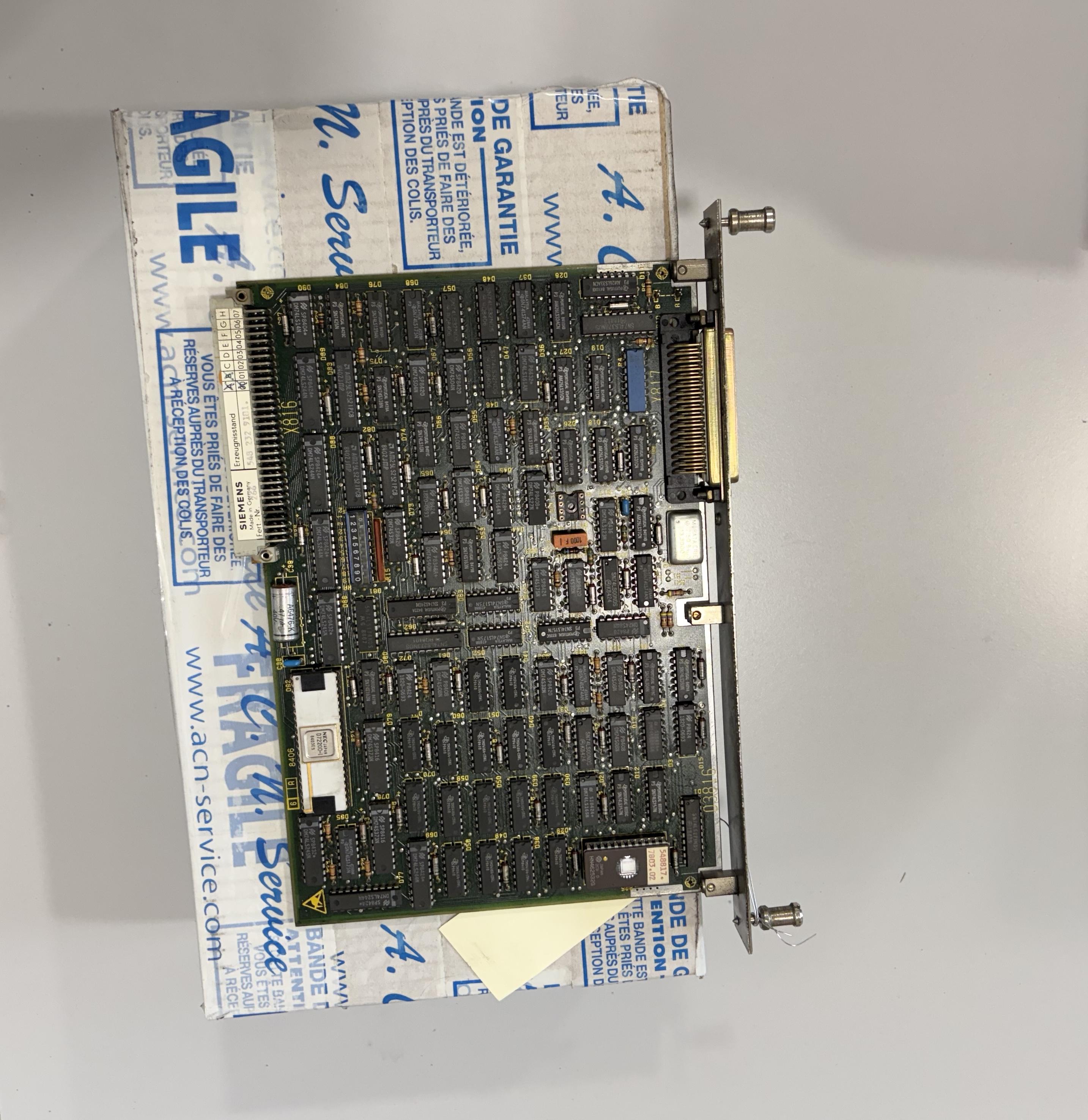 Carte Video Graphique Sinumerik Siemens 6FX1123-2AA01