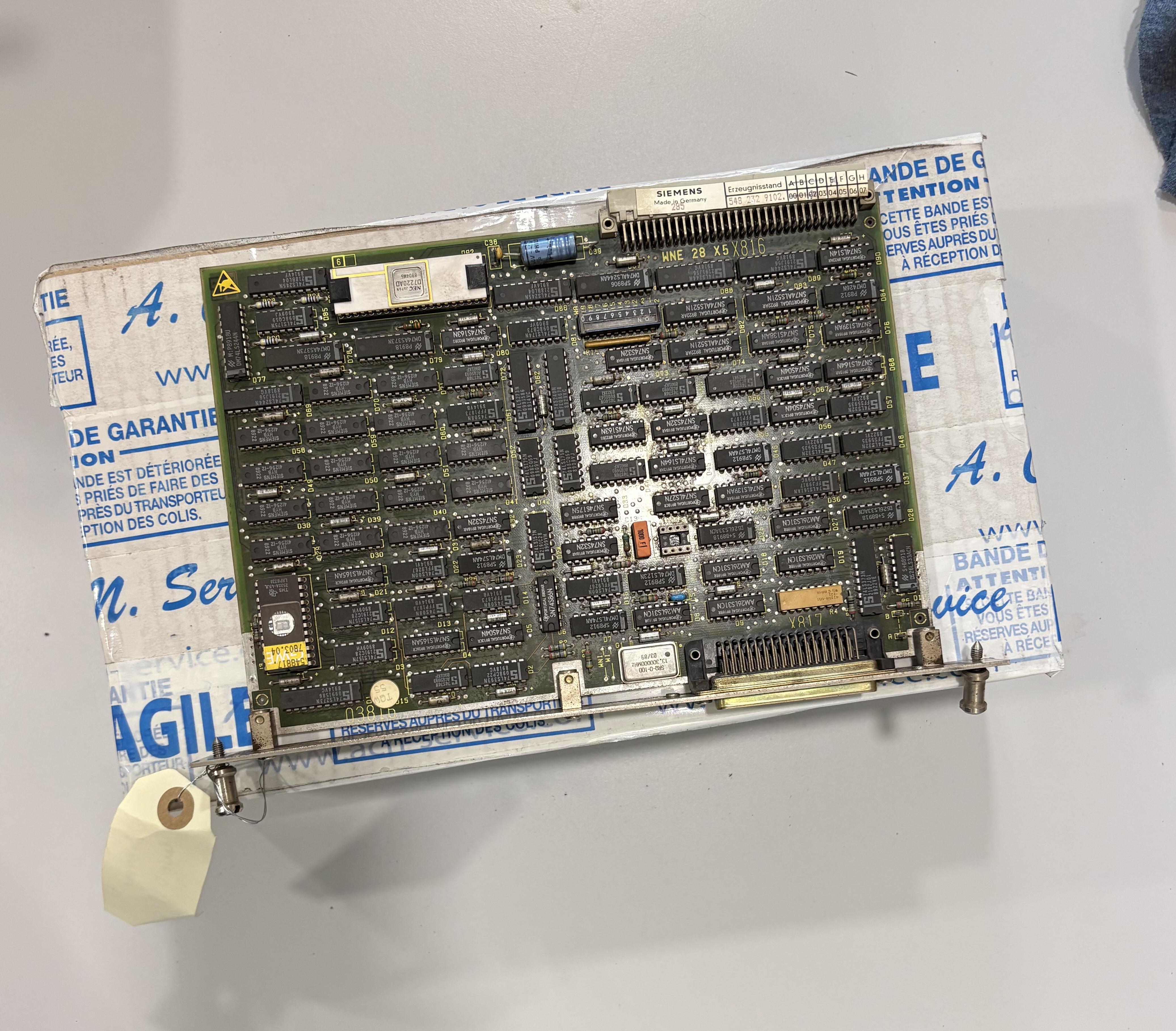 Carte numérique Siemens 6FX1123-2AB01