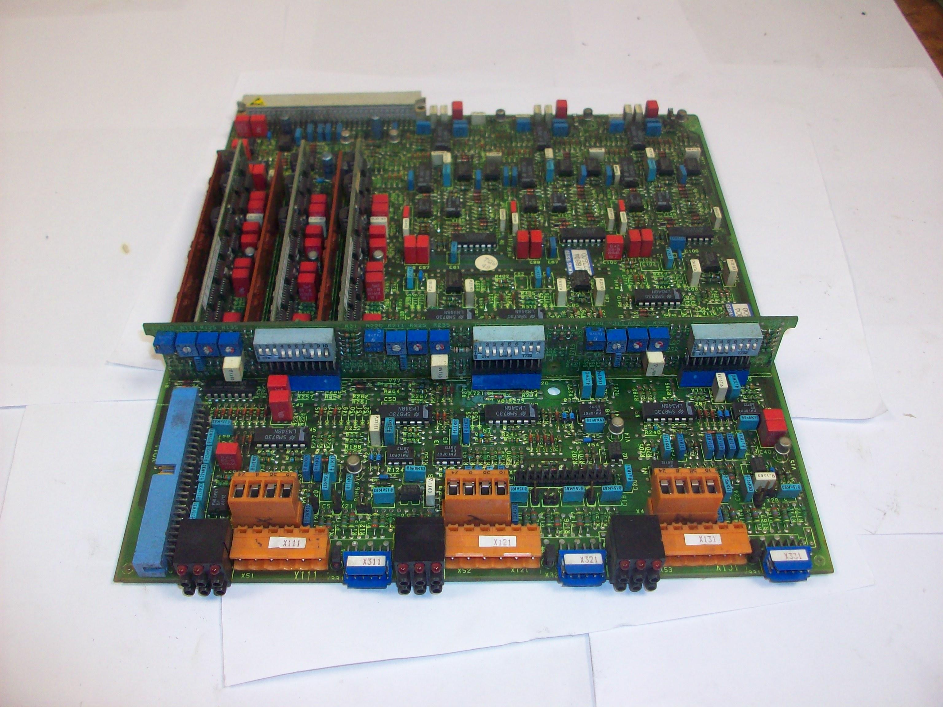 Siemens Carte de commande 3 axes Simodrive 6SC6100-0NA21