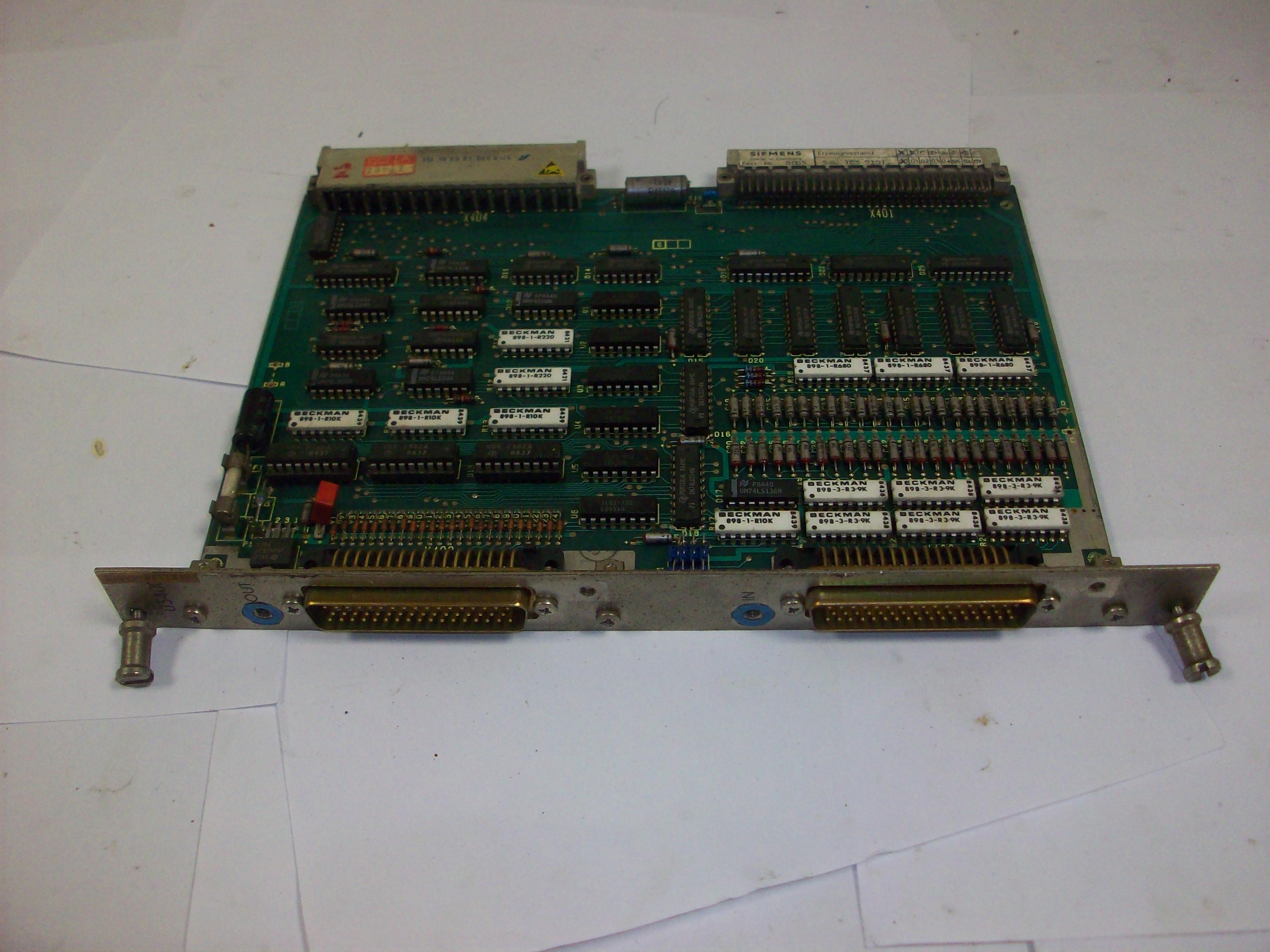 Siemens Carte entrée/sortie 6FX1118-4AA01